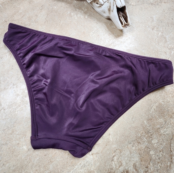 NWOT Dark Purple Victoria's Secret Bikini Bottom Size Small Swimsuit - Picture 3 of 4